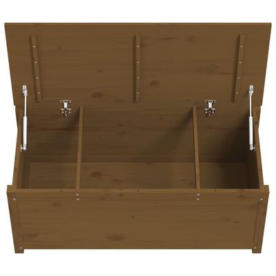 vidaXL Storage Box Honey Brown 110x50x45.5 cm Solid Wood Pine