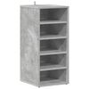 vidaXL Shoe cabinets 31.5 x 35 x 70 cm Concrete Grey 5 compartments