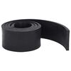 vidaXL Rubber Edge for Snow Plow Black 200x8x1 cm