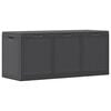 vidaXL Storage Box | Black | Polypropylene with rattan look | Medium