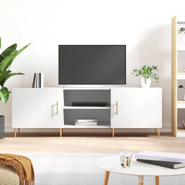 vidaXL TV Cabinet White 150x30x50 cm Engineered Wood