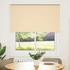 vidaXL Roller Blind Blackout Beige 135x130 cm Fabric Width 131.6 cm Polyester