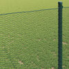 vidaXL Hexagon Fence Green 1 x 10 m PVC