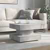 vidaXL Coffee Table 360-Degree Rotatable Concrete Grey 50x50x34.5 cm