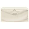 vidaXL Storage Box Fabric 50x30x25 cm Cream