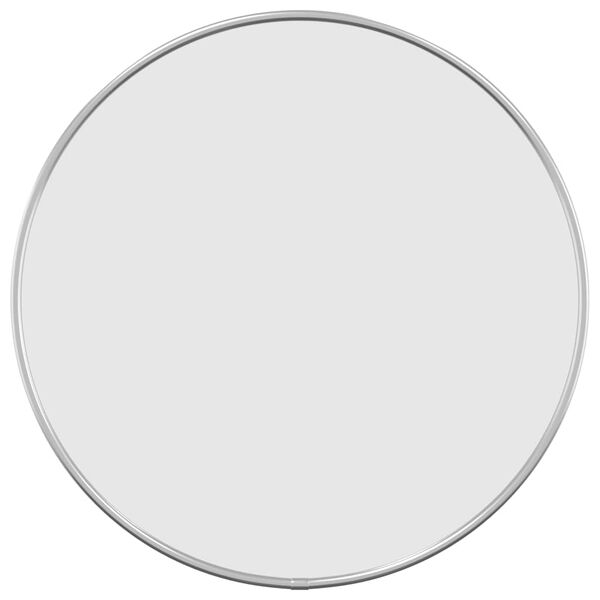 vidaXL Wall Mirror Silver &Oslash; 40 cm Round