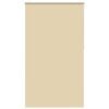vidaXL Roller Blind Blackout Beige 125x210 cm Fabric Width 121,6 cm Polyester