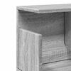 vidaXL Wall Cabinet 80x20x30 cm Grey Sonoma Engineered Wood