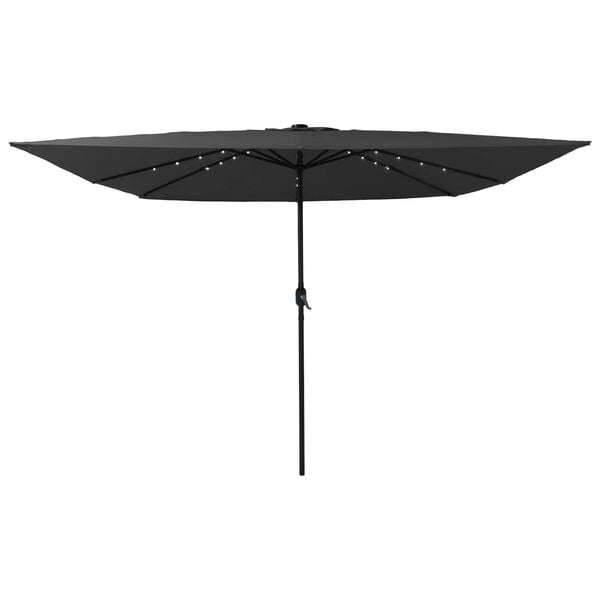 vidaXL Garden Parasol Anthracite and Black 295 x 295 x 245 cm