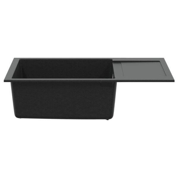 vidaXL Sink Black 780 x 500 mm 80% Quartz and 20% Resin