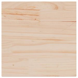 vidaXL Table Top 40x40x1,7 cm Square Solid Wood Pine