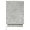 vidaXL Bedside Cabinet Concrete Grey 50 x 34.5 x 50 cm Engineered wood