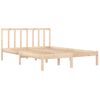 vidaXL Bed Frame without Mattress Solid Wood Pine 135x190 cm Double Double