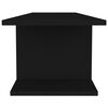 vidaXL Wall Mounted TV Cabinet Black 103x30x26.5 cm