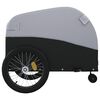vidaXL Bike Trailer Black and Grey 45 kg Iron