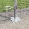 vidaXL Fence Post Silver 25 x 1.4 m (19 x 19 mm mesh) Steel