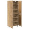 vidaXL Highboard 2 pcs Artisan Oak 69.5 x 34 x 180 cm Engineered Wood