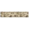vidaXL Kitchen Rug Washable Coffee Brown 60x300 cm Velvet