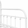 vidaXL Daybed Frame White 90 x 200 cm Powder-Coated Steel