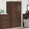 vidaXL Bathroom Cabinet Brown Oak 79.5 x 49 x 156 cm Engineered Wood