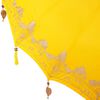 vidaXL Balinese Parasol Yellow 215 x 215 x 260 cm