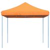 vidaXL Party Tent Folding Orange 292 x 292 x 315 cm Oxford Fabric