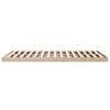 vidaXL Floor Bed Frame Natural 213.5 x 204 x 9 cm Solid Pine Wood