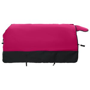 vidaXL Horse Blanket Pink and Black 75 cm Polyester