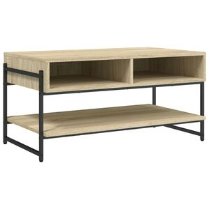 vidaXL Coffee Table Sonoma Oak 90x50x45 cm Engineered Wood