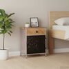 vidaXL Bedside Cabinet 40x30x50 cm Rough Mango Wood