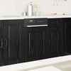 vidaXL Kitchen Cabinet Kalmar Black Oak 45 x 1.5 x 67 cm