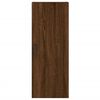 vidaXL Wall Mounted Cabinet Brown Oak 34.5x34x90 cm