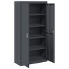 vidaXL Storage Cabinet 2 pcs Anthracite 90 x 40 x 180 cm Steel