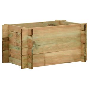 vidaXL Garden Raised Vegetable Bed Impregnated Pinewood 40 cm