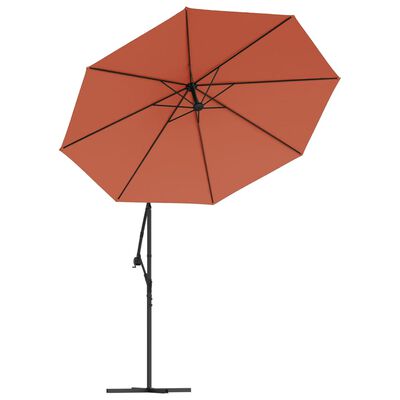 vidaXL Replacement Fabric for Cantilever Umbrella Terracotta 300 cm