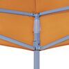 vidaXL Party Tent Roof 3x3 m Orange 270 g/m²