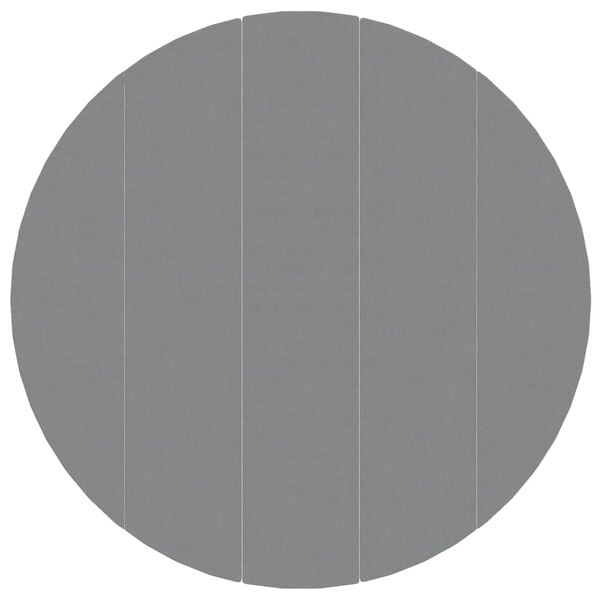 vidaXL Pool Ground Cloth Light Grey Ø550 cm Polyester Geotextile