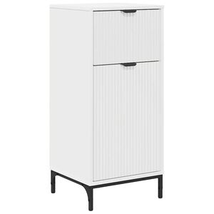 vidaXL Bathroom Cabinet with Drawer with Door White 39.5 x 36 x 88 cm