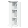 vidaXL Display Stand with Storage White 31x30x90 cm Engineered Wood