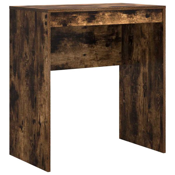 vidaXL Desk Smoked Oak 70 x 40 x 76 cm
