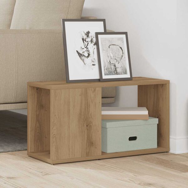 vidaXL TV Cabinet Artisian Oak 60x24x32cm Engineered Wood