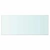 vidaXL Shelves 2 pcs Panel Glass Clear 70x30 cm
