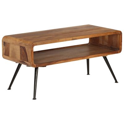 vidaXL Coffee Table Solid Sheesham Wood 95x40x45 cm