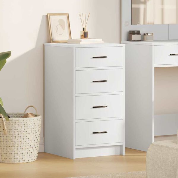 vidaXL Sideboard with Drawer White 40 x 41 x 75 cm Engineered wood