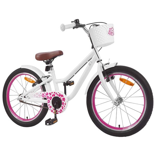 vidaXL Kids Bike 20'' for 6-11 Years Old White