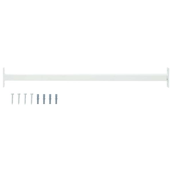 vidaXL Adjustable Window Safety Bar White 710 -1200 mm Steel