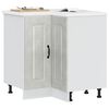 vidaXL Kitchen Corner Base Cabinet Kalmar Concrete Grey Engineered Wood