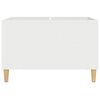 vidaXL Record Cabinet White 74.5x38x48 cm Engineered Wood
