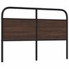 vidaXL Replace Headboard Brown Oak 135 cm Steel and Engineered Wood