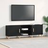 vidaXL TV Cabinet Black Oak 150 x 30 x50 cm Engineered Wood